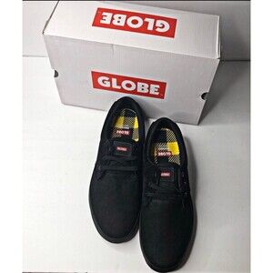 Globe Winslow GBWINSLOW Mens Black Suede Skate Inspired Sneakers Shoes